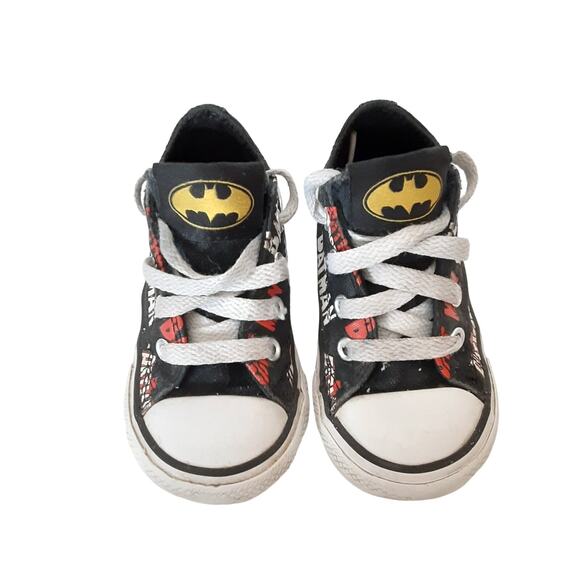 Converse Chuck Taylor All Stars DC Comics Batman 80th Low Top Sneakers Toddler 6 - Picture 5 of 11